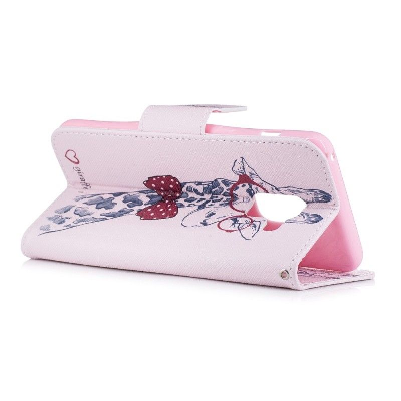 Flip Case Leren Samsung Galaxy A8 Nerdgiraf
