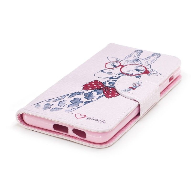 Flip Case Leren Samsung Galaxy A8 Nerdgiraf
