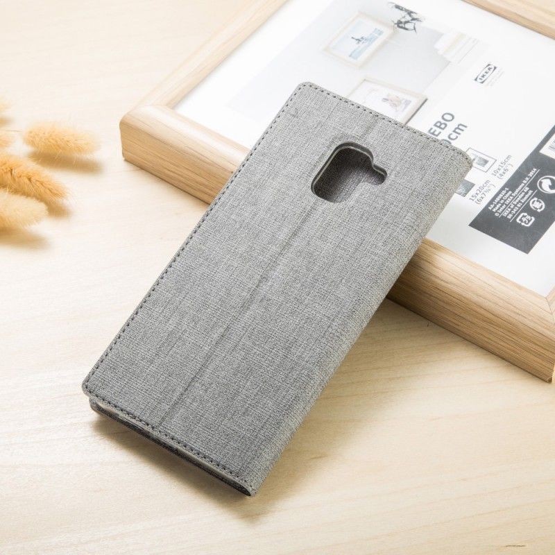 Folio-hoesje voor Samsung Galaxy A8 Magenta Gestructureerd
