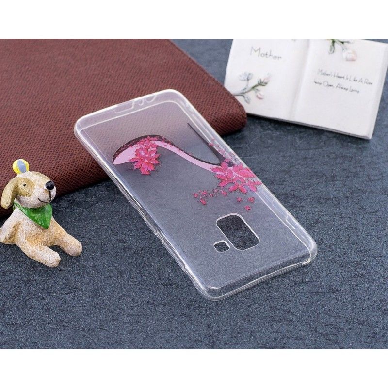 Hoesje Samsung Galaxy A8 Bloemrijke Pomp