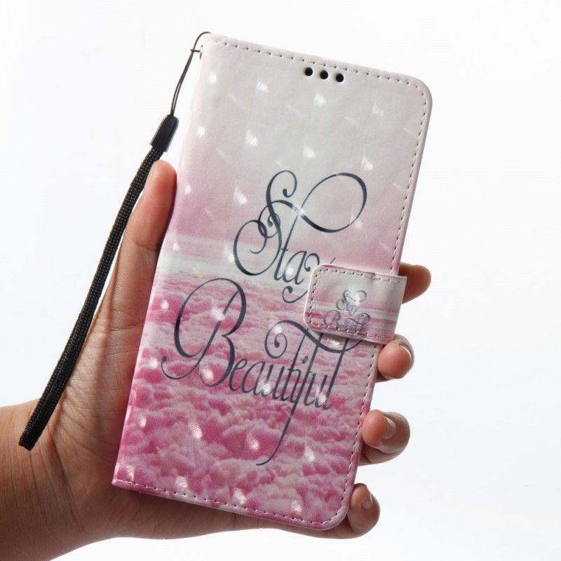 Leren Hoesje Samsung Galaxy A8 Blijf Mooi 3D