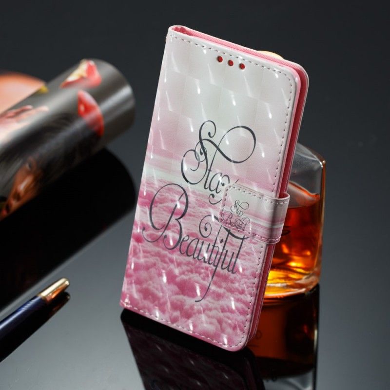 Leren Hoesje Samsung Galaxy A8 Blijf Mooi 3D