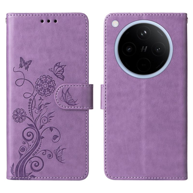 Flip Case Leren Oppo Find X8 Bedrukt Patroon