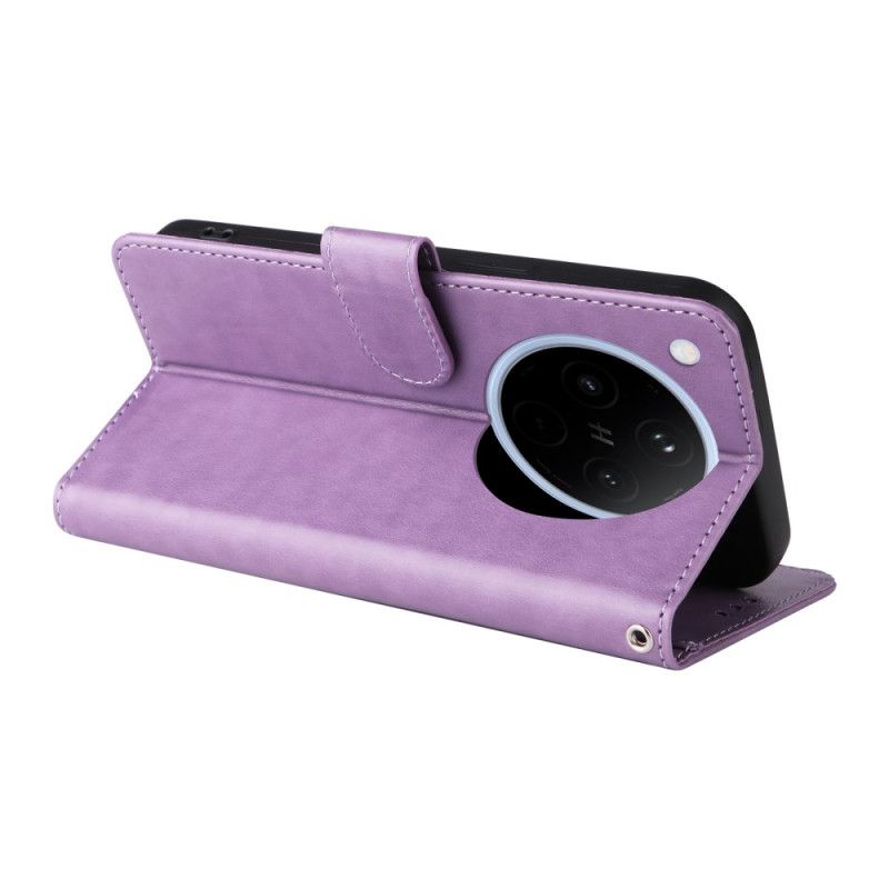 Flip Case Leren Oppo Find X8 Bedrukt Patroon