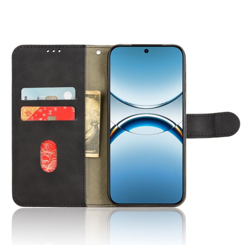 Flip Case Leren Oppo Find X8 Suède-effect