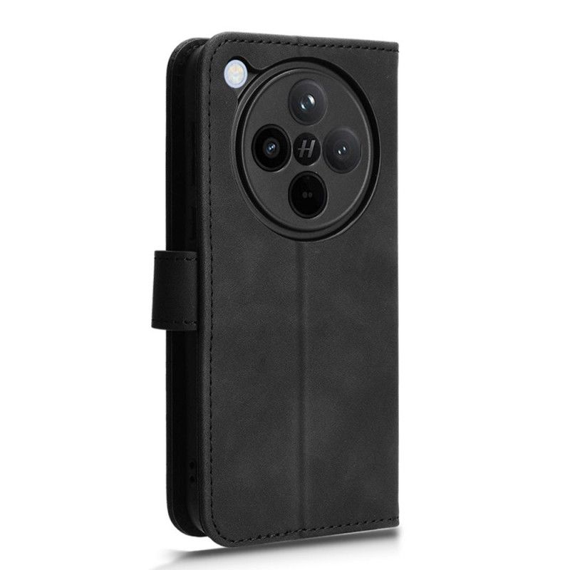 Flip Case Leren Oppo Find X8 Suède-effect