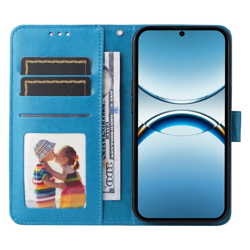 Flip Case Leren Oppo Find X8 Zonnebloempatroon