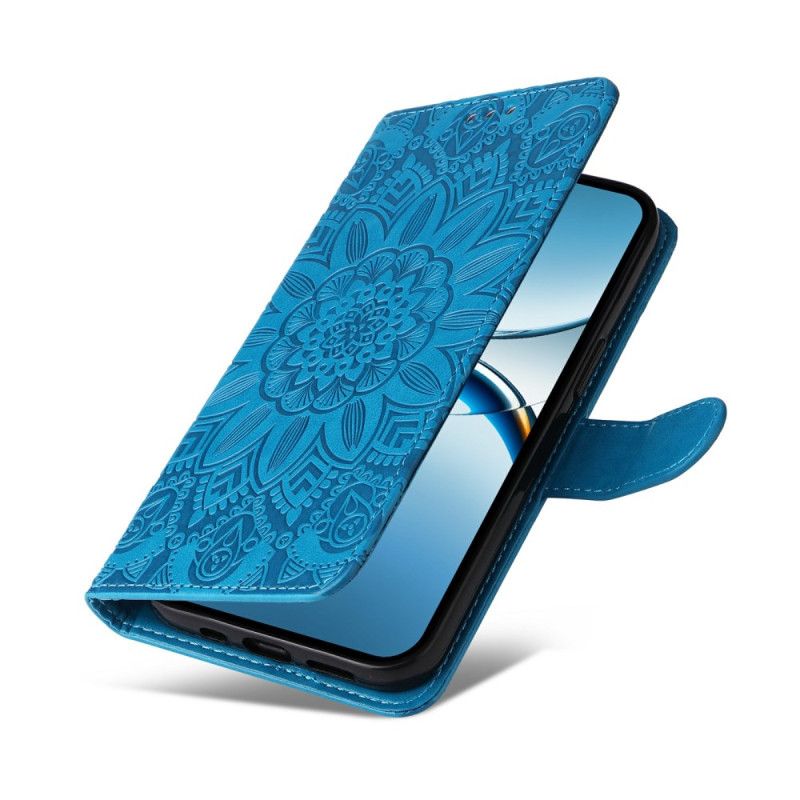 Flip Case Leren Oppo Find X8 Zonnebloempatroon