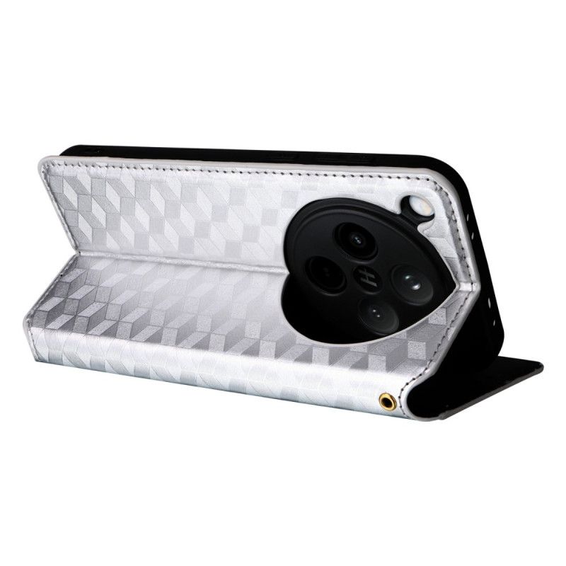 Folio-hoesje Oppo Find X8 3d-diamanten