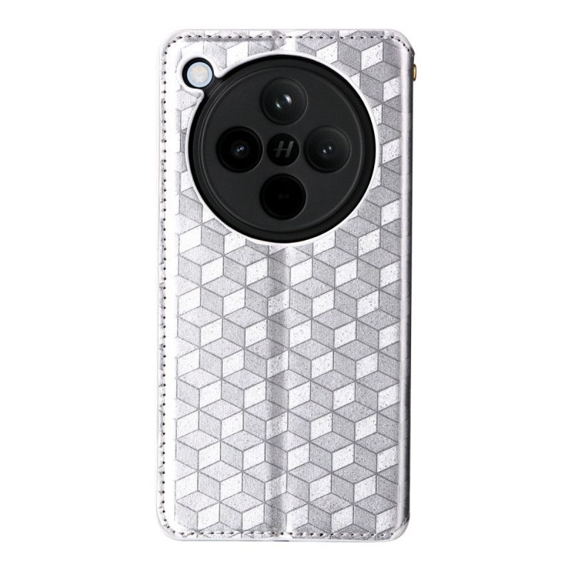 Folio-hoesje Oppo Find X8 3d-diamanten