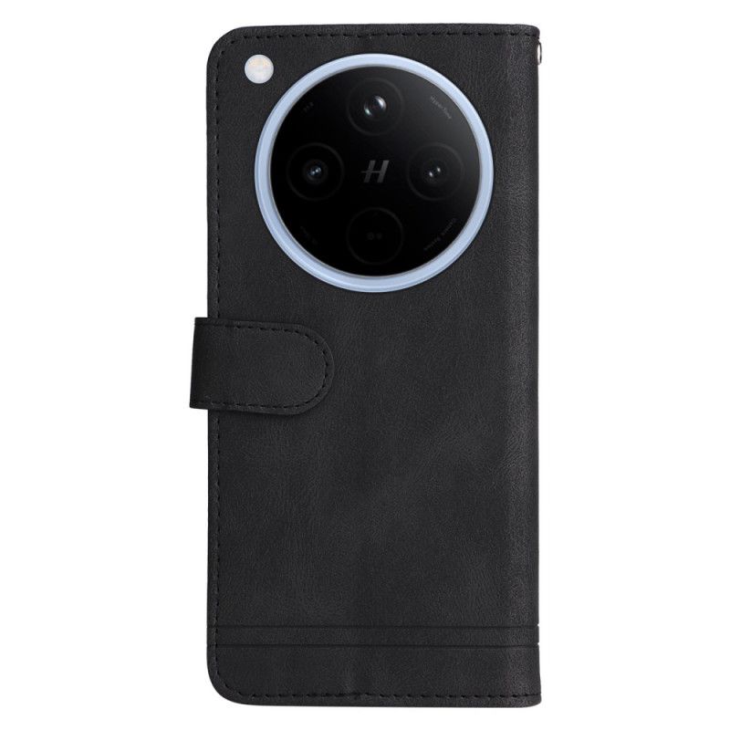 Folio-hoesje Oppo Find X8 Klassiek Vintage Bandje