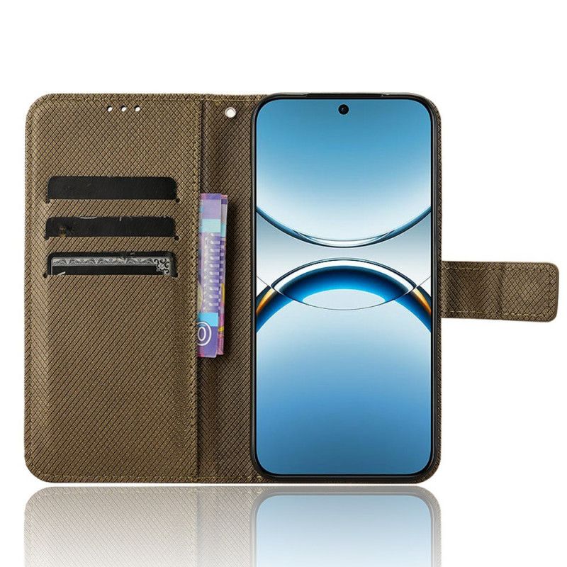 Folio-hoesje Oppo Find X8 Telefoonhoesje Bandje Met Stippen