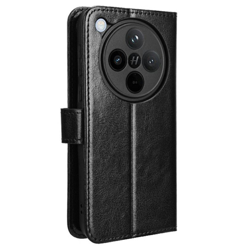 Folio-hoesje Oppo Find X8 Telefoonhoesje Opvallend Imitatieleer