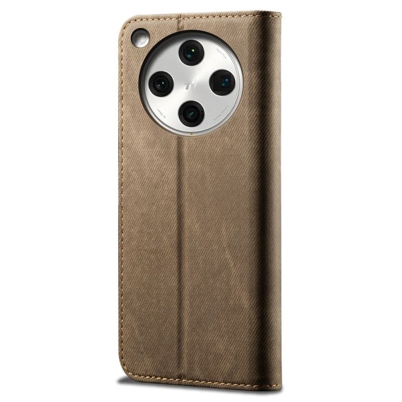 Folio-hoesje Voor Oppo Find X8 Denimstof