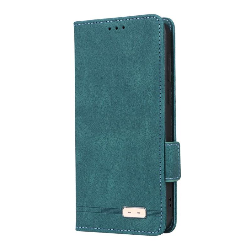 Leren Hoesje Oppo Find X8 Vintage Suède-effect