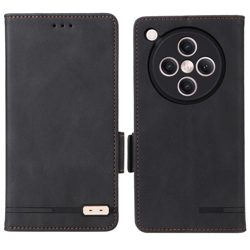 Leren Hoesje Oppo Find X8 Vintage Suède-effect
