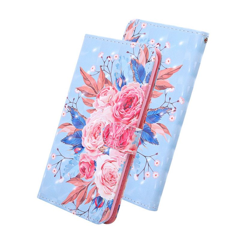 Bescherming Hoesje Samsung Galaxy A51 5G Telefoonhoesje Romantische Lichtvlek Met String