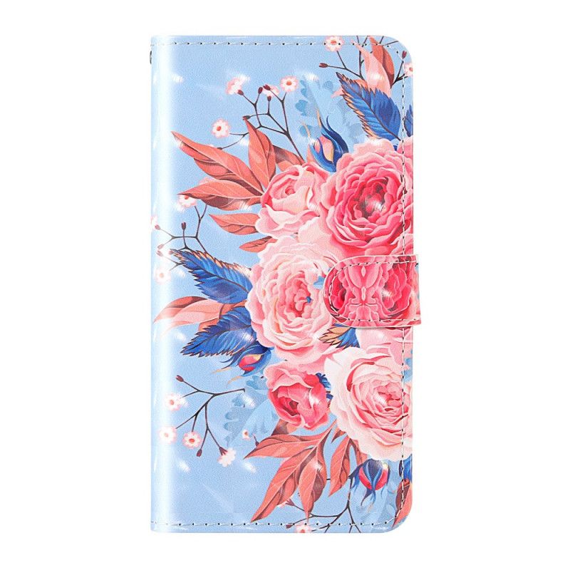 Bescherming Hoesje Samsung Galaxy A51 5G Telefoonhoesje Romantische Lichtvlek Met String