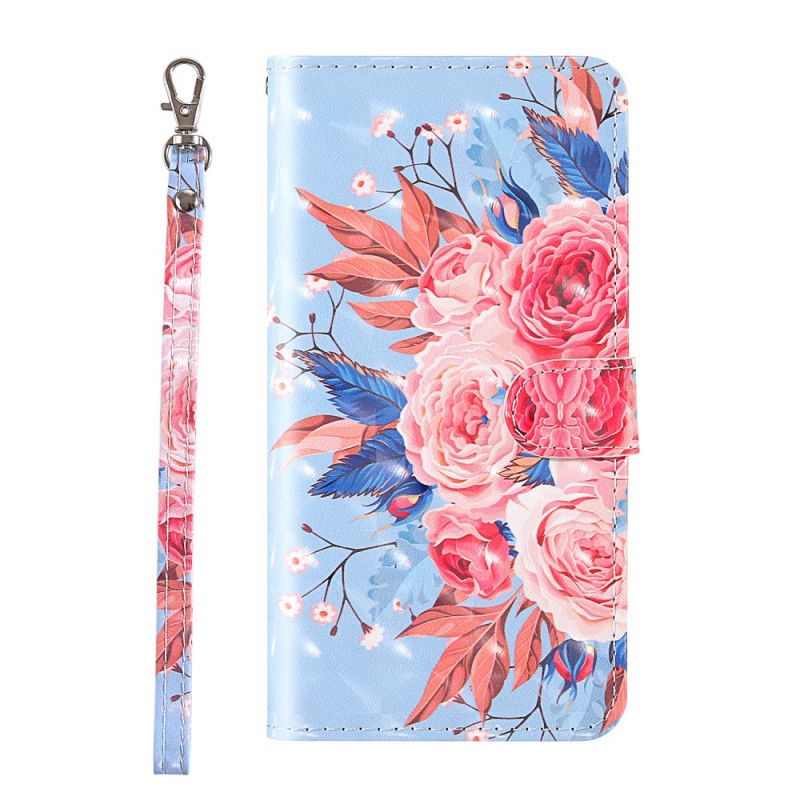 Bescherming Hoesje Samsung Galaxy A51 5G Telefoonhoesje Romantische Lichtvlek Met String