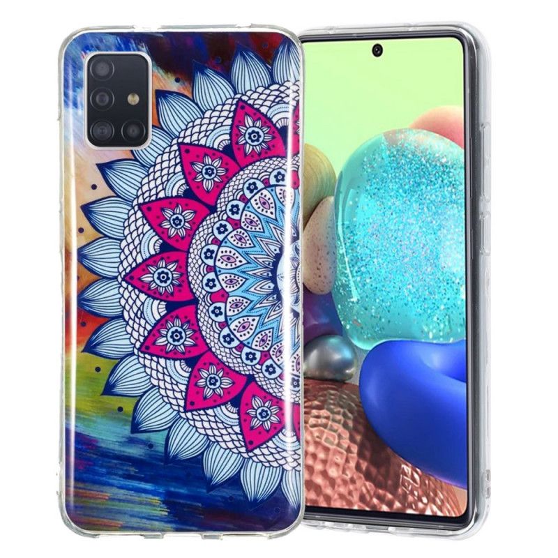 Hoesje Samsung Galaxy A51 5G Fluorescerende Mandala