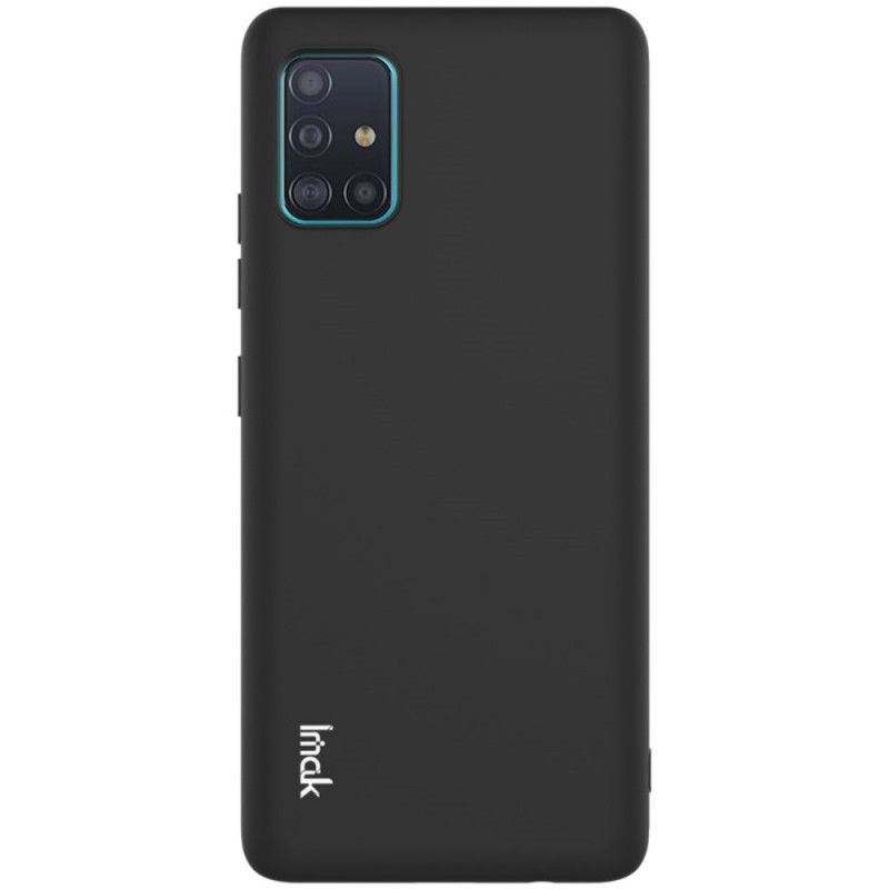 Hoesje Samsung Galaxy A51 5G Rood Zwart Imak Uc-2 Serie Feelling Kleuren