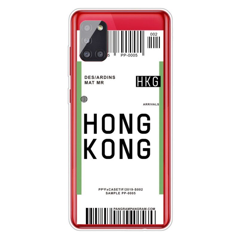 Hoesje Samsung Galaxy A51 5G Telefoonhoesje Instapkaart Naar Hong Kong