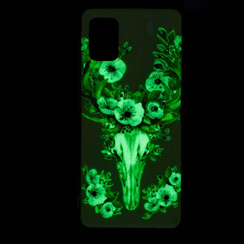 Hoesje voor Samsung Galaxy A51 5G Fluorescerende Bloeiende Eland