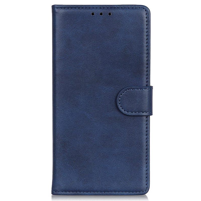 Folio-hoesje voor Oppo Reno 7 Matte Lederen Stijl