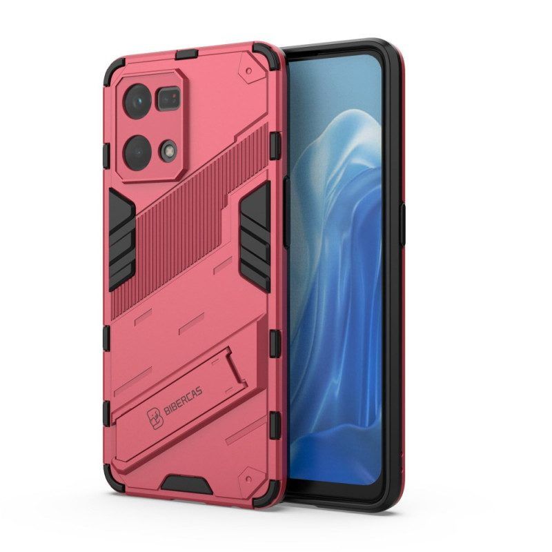 Hoesje voor Oppo Reno 7 Handsfree Afneembare Standaard Met Twee Standen