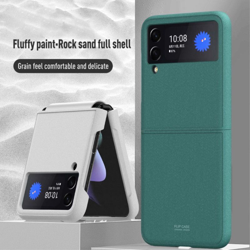 Case Hoesje Samsung Galaxy Z Flip 3 5g Telefoonhoesje Zandstraalstijl