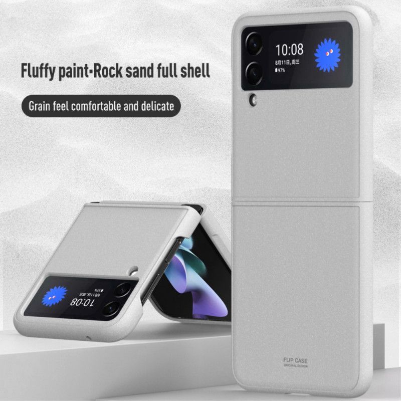 Case Hoesje Samsung Galaxy Z Flip 3 5g Telefoonhoesje Zandstraalstijl
