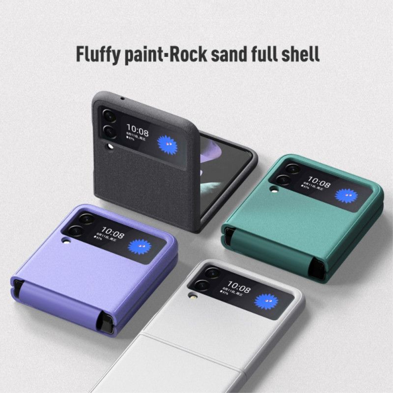 Case Hoesje Samsung Galaxy Z Flip 3 5g Telefoonhoesje Zandstraalstijl