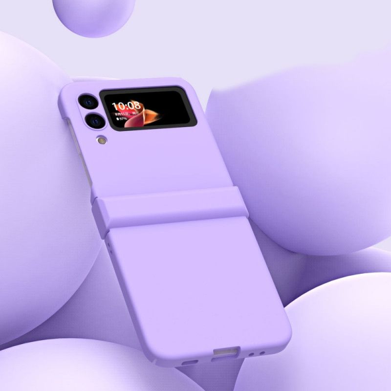 Cover Hoesje Samsung Galaxy Z Flip 3 5g Telefoonhoesje Klassiek Mat