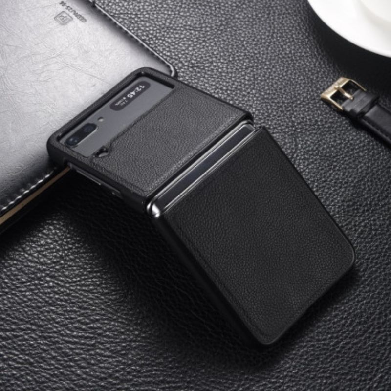 Hoesje Samsung Galaxy Z Flip 3 5g Echt Leer
