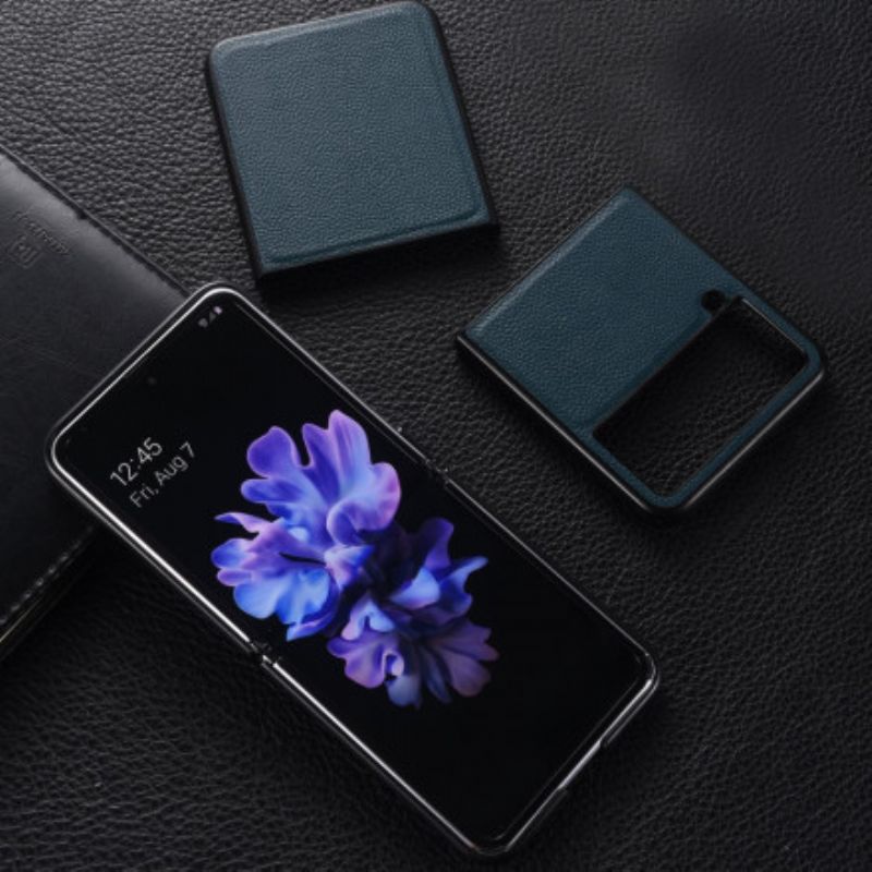Hoesje Samsung Galaxy Z Flip 3 5g Echt Leer