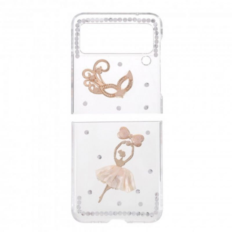 Hoesje Samsung Galaxy Z Flip 3 5g Edelstenen Danser
