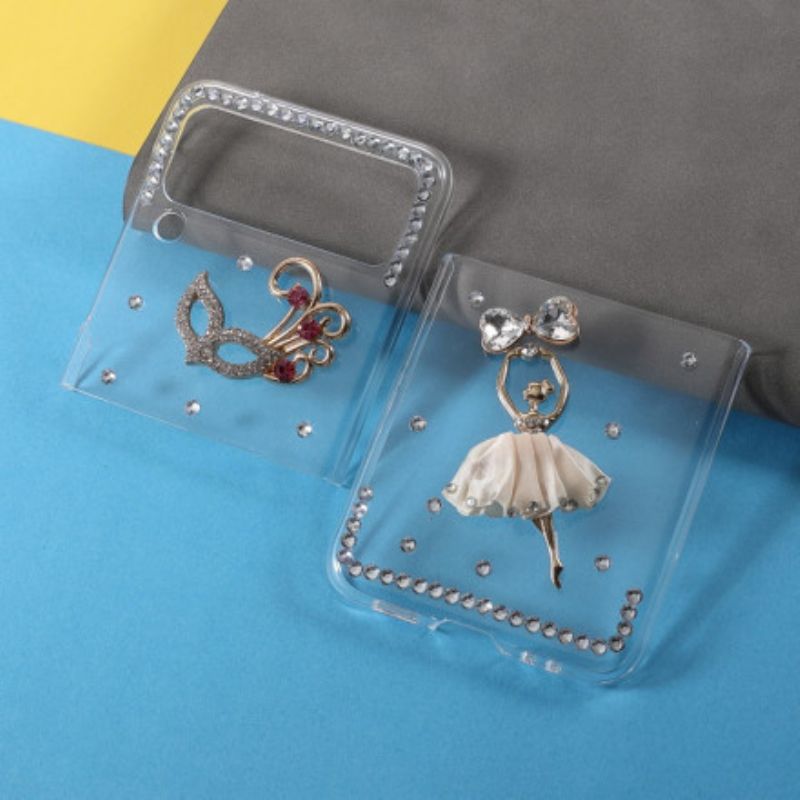Hoesje Samsung Galaxy Z Flip 3 5g Edelstenen Danser