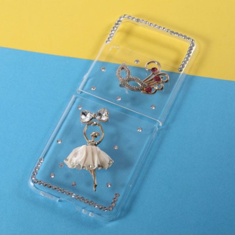 Hoesje Samsung Galaxy Z Flip 3 5g Edelstenen Danser