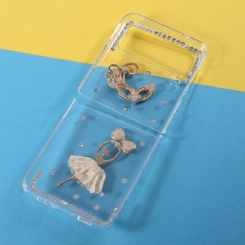 Hoesje Samsung Galaxy Z Flip 3 5g Edelstenen Danser