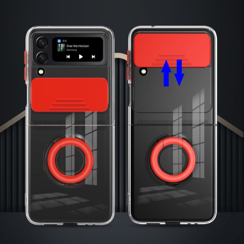 Hoesje Samsung Galaxy Z Flip 3 5g Fotomodulering En Deksel Bescherming Hoesje