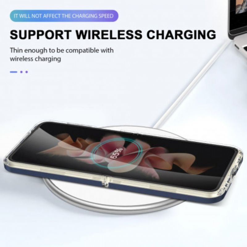 Hoesje Samsung Galaxy Z Flip 3 5g Hybride Gekleurde Randen