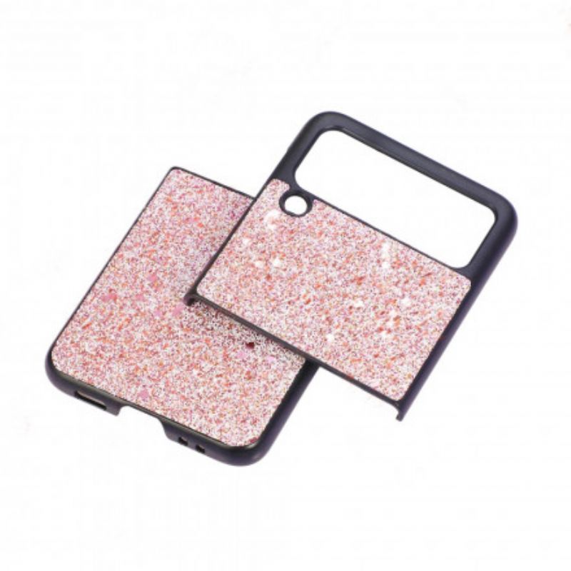 Hoesje Samsung Galaxy Z Flip 3 5g Premium Glitter Bescherming Hoesje