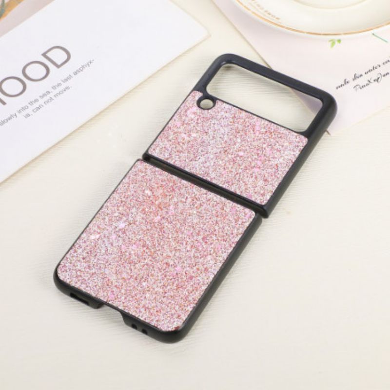 Hoesje Samsung Galaxy Z Flip 3 5g Premium Glitter Bescherming Hoesje