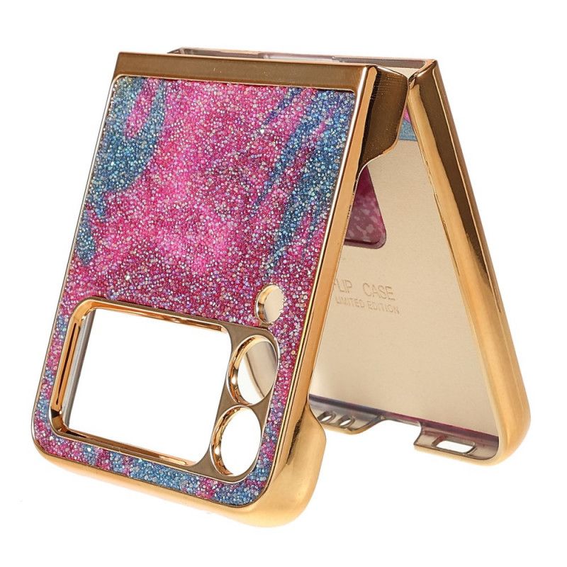 Hoesje Samsung Galaxy Z Flip 3 5g Sierstenen Met Steunring