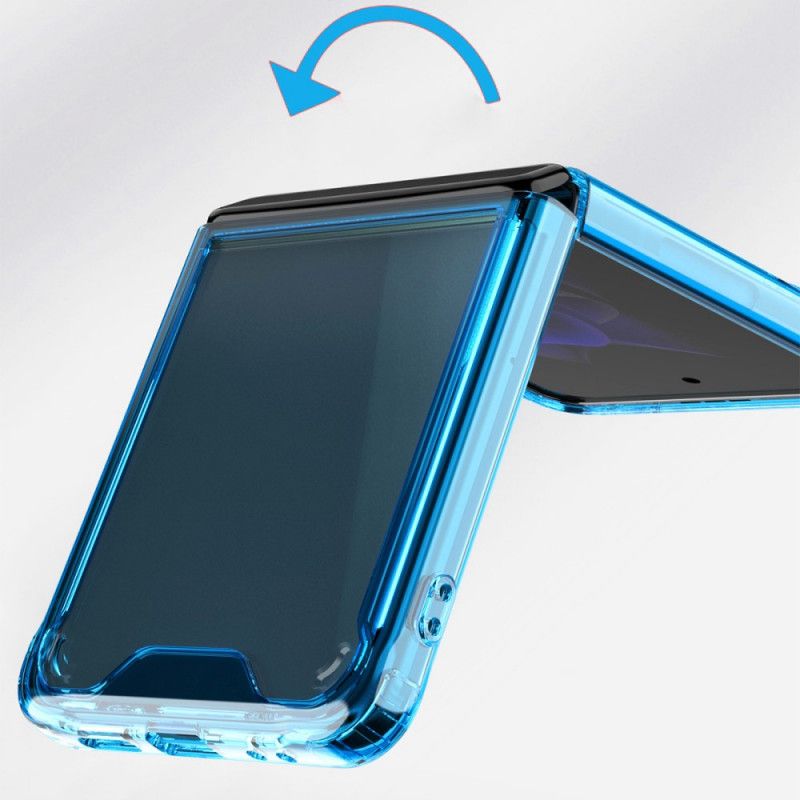 Hoesje Samsung Galaxy Z Flip 3 5g Transparant Gekleurd