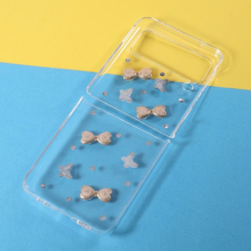 Hoesje Samsung Galaxy Z Flip 3 5g Vlinders Edelstenen