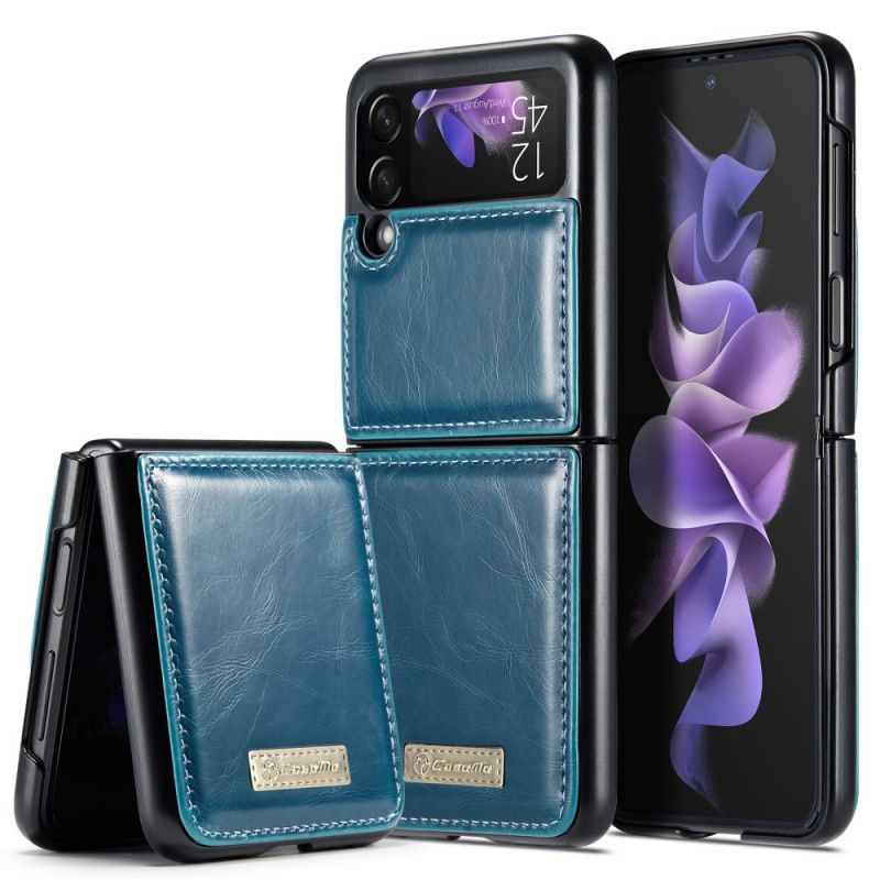 Hoesje Voor Samsung Galaxy Z Flip 3 5g Caseme Gewaxt Leerstijl