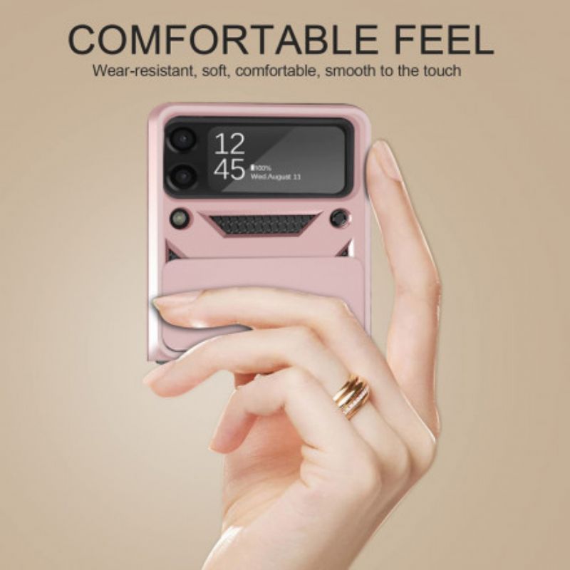 Hoesje Voor Samsung Galaxy Z Flip 3 5g Hybride Met Steunring