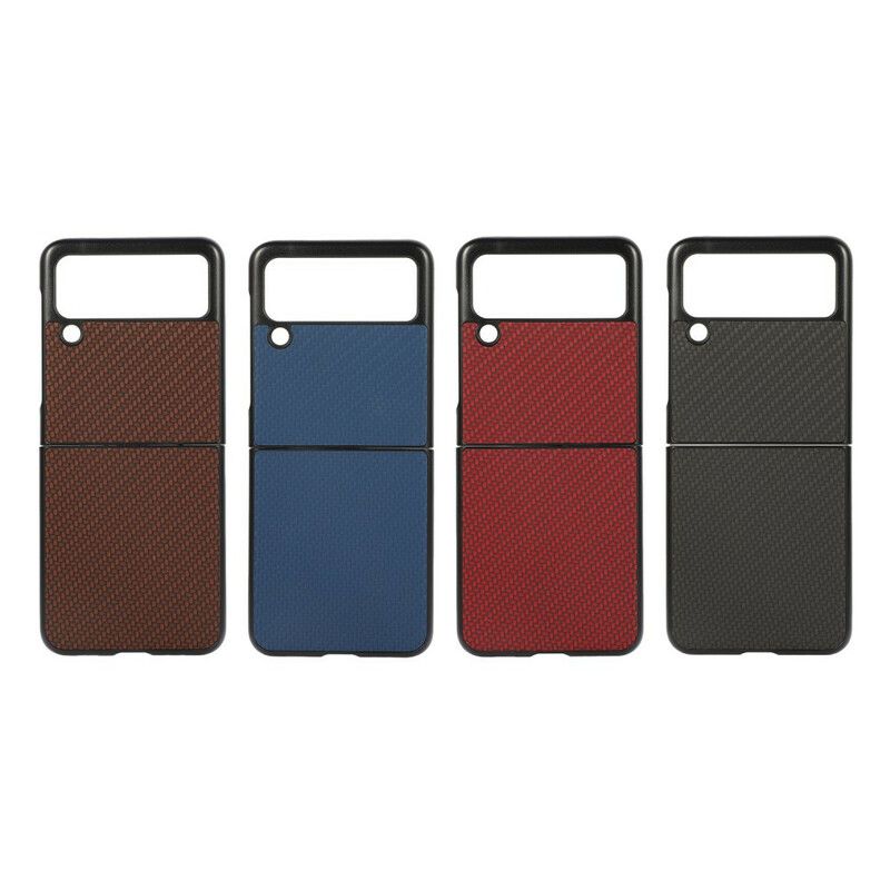 Hoesje Voor Samsung Galaxy Z Flip 3 5g Koolstofvezel