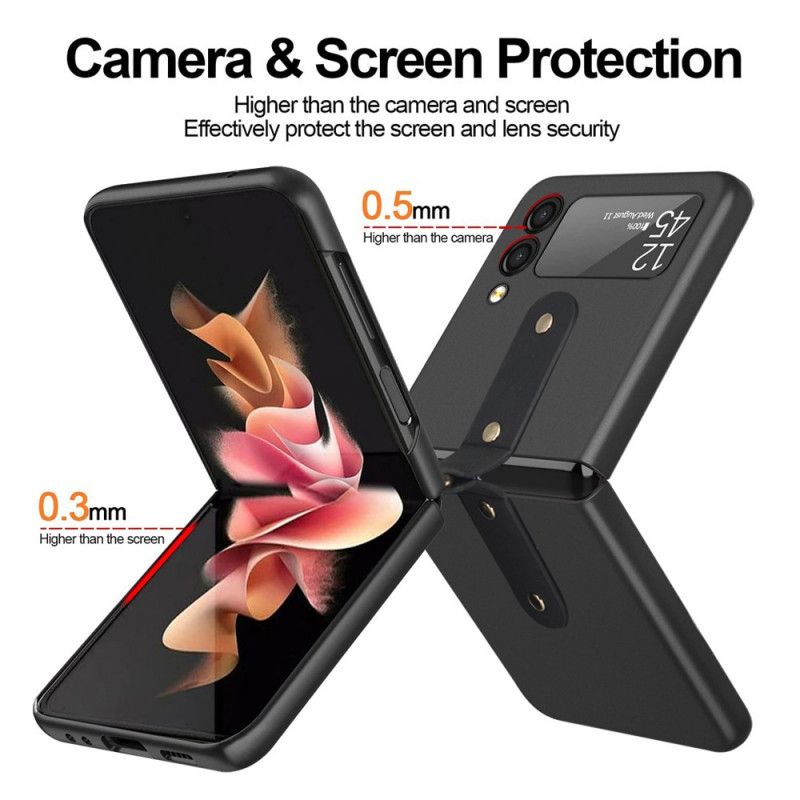 Hoesje Voor Samsung Galaxy Z Flip 3 5g Metalen Ring